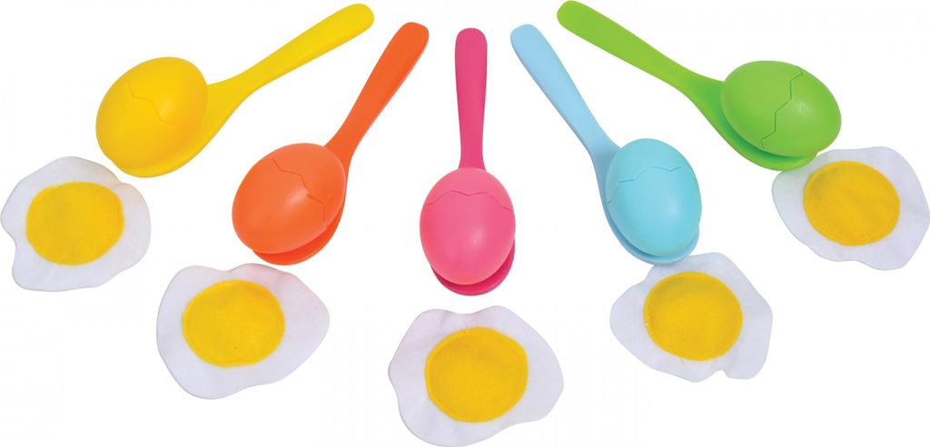 *EGG & SPOON RACE Set, im 4C Karton, (Set für 5 Spieler)
