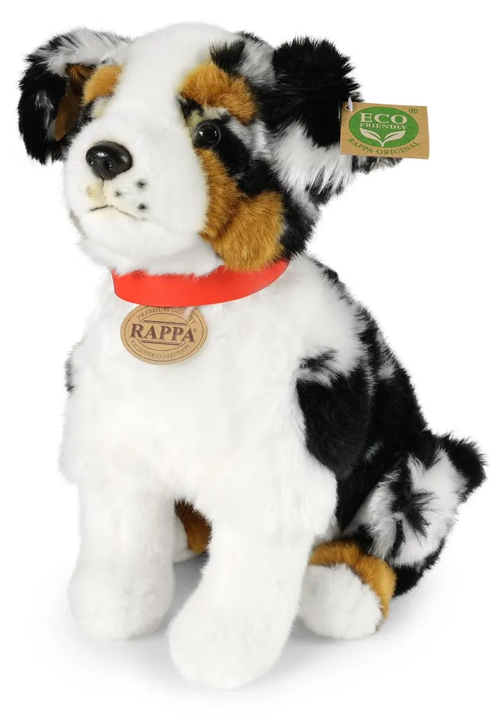 Peluche berger australien durable 35 cm - Matière naturelle et douce