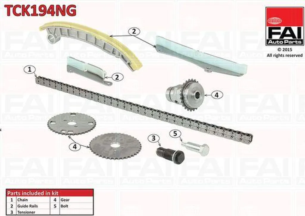 Kit chaîne de distribution moteur pour Iveco Daily et Land Rover Defender