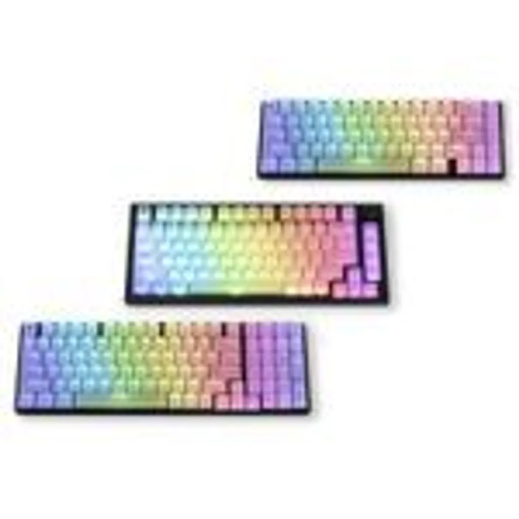 Kit Keycaps Glorious Polychroma RGB - Idéal pour Clavier Mécanique MX - 6