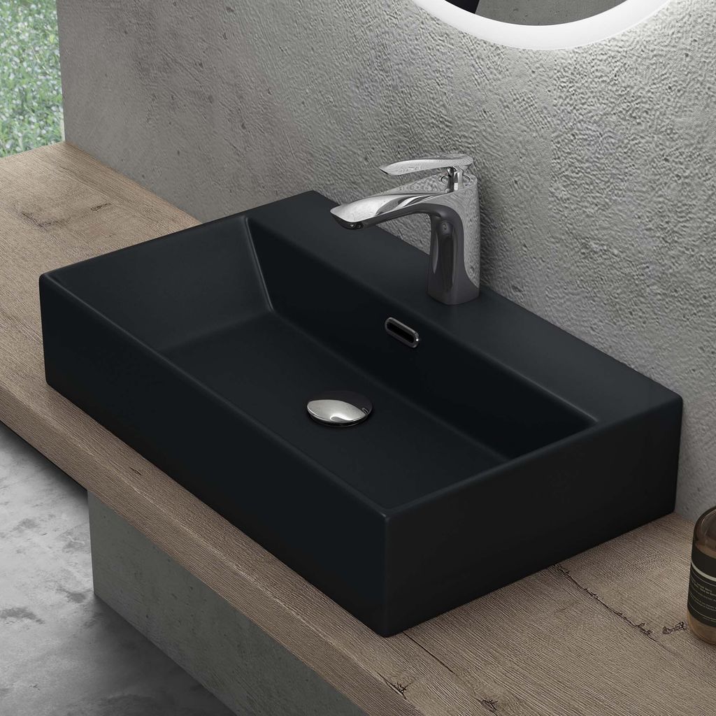 doporro Waschbecken keramik Aufsatzwaschbecken Produktbild 