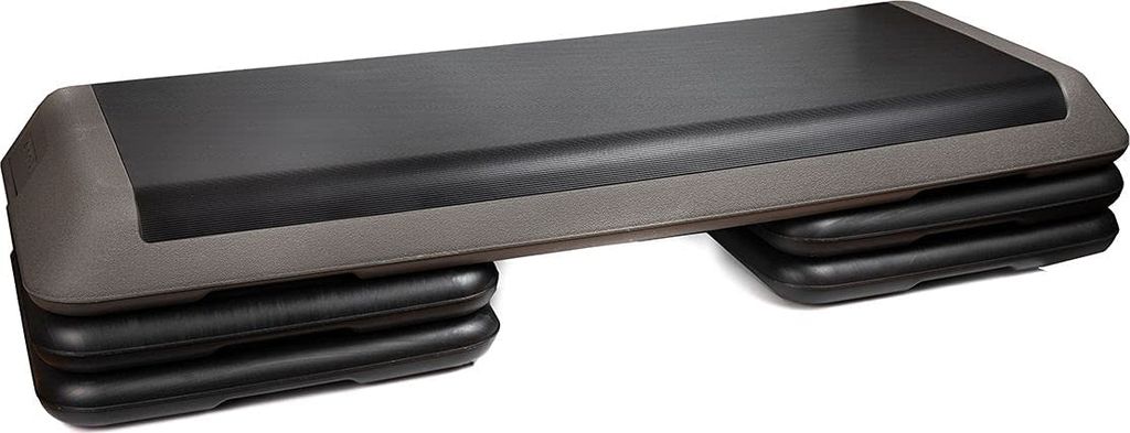 Zipro Stepper Fitnessgerät Höhenverstellbar in 3 Stufen Heimtrainer Schwarz