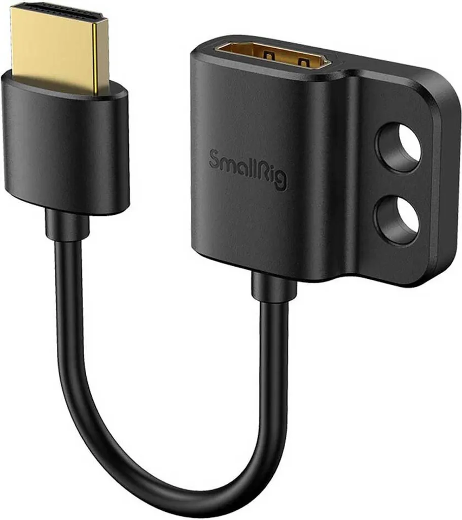 SmallRig 3019 Adattatore HDMI 4K - Mai Più Porte HDMI Danneggiate