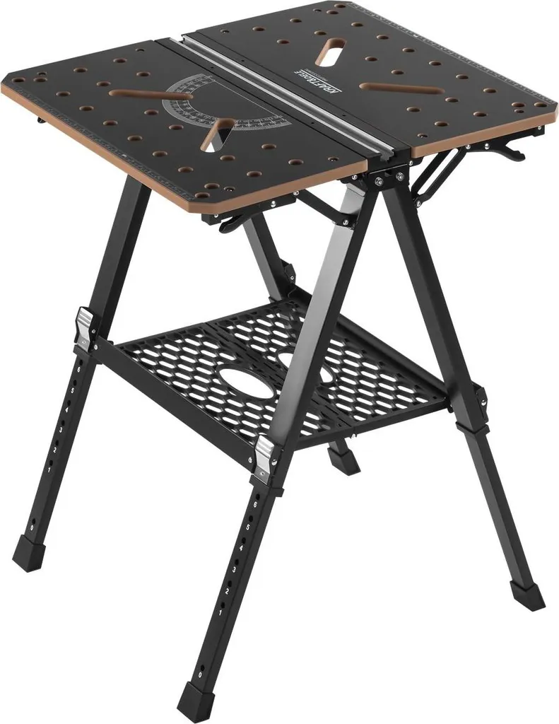 Table de travail compacte avec serrage intégré et plateau bois MDF - 9