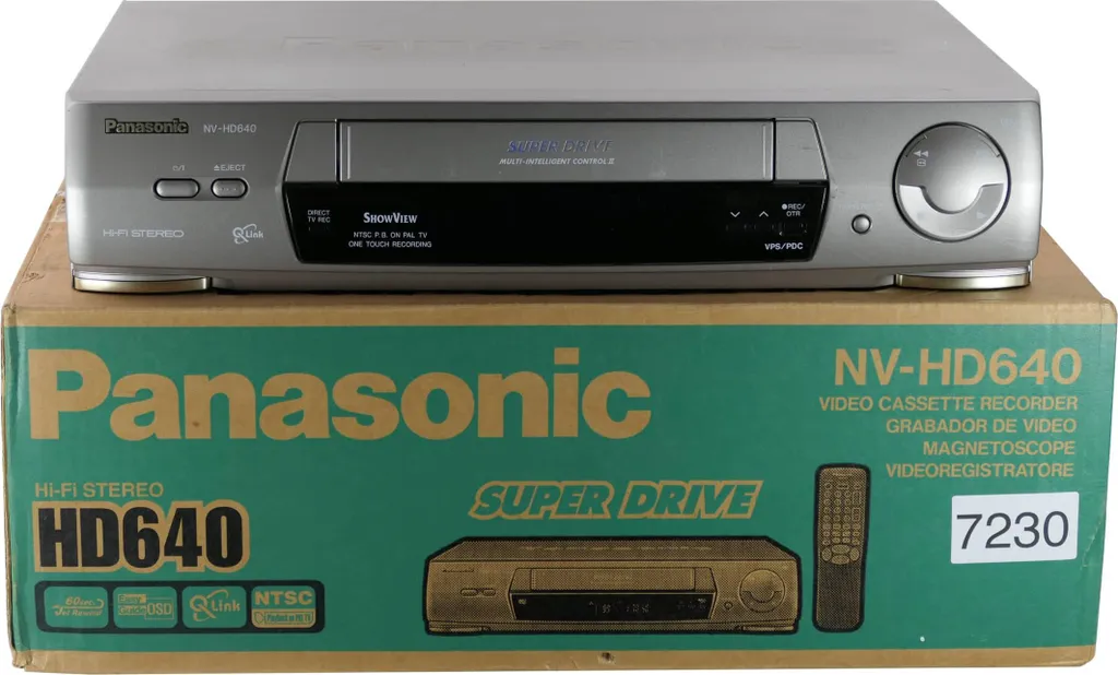 Panasonic NV-HD640 Magnétoscope 6 Têtes : Réparez vos Images VHS Instables
