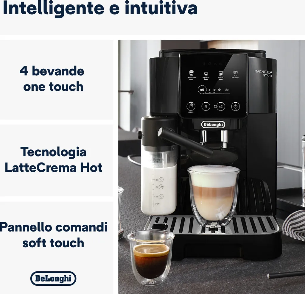 DeLonghi Magnifica Start ECAM 220.60.B Machine à café grain noire - 27