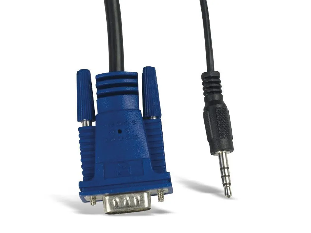 Boîtier KVM VGA Inter-Tech CS-41UA compact à commutation manuelle - 7