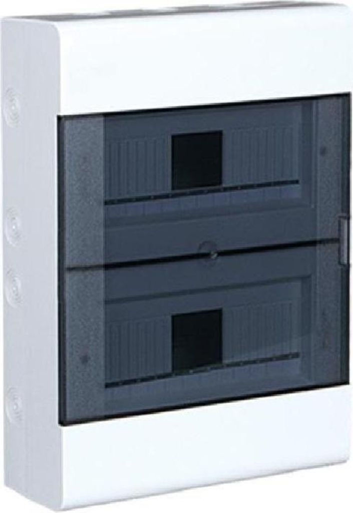 Wandcontactdoos SRn-24 (N+PE) 2x12 Productafbeelding 
