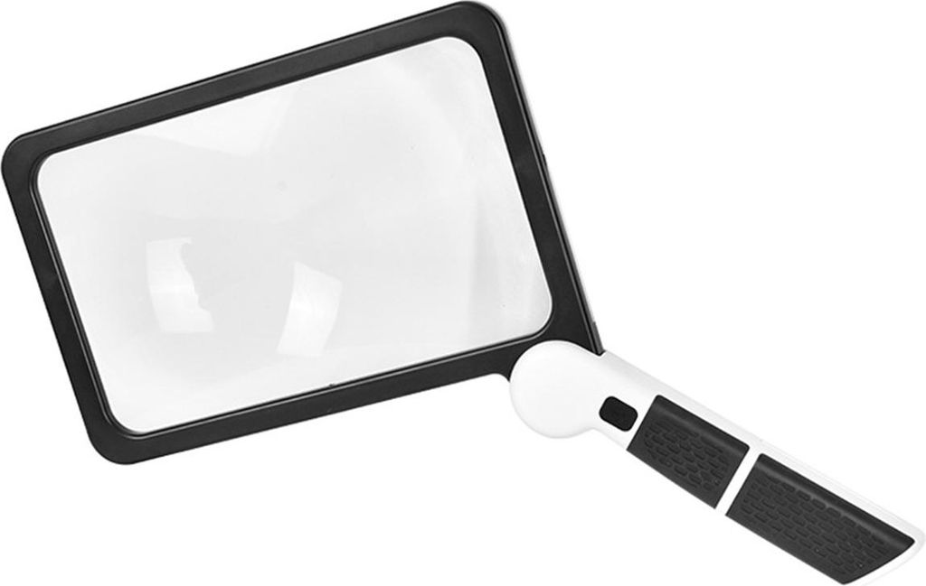 5X LED Leselupe für Senioren – 48 LEDs, 3 Dimm-Modi, große Linse, ergonomischer Griff, ideal zum Lesen