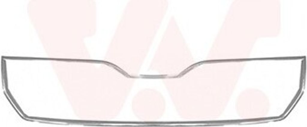 VAN WEZEL 7629518 Rahmen Kühlergrill Kühlergitter für SKODA FABIA (NJ3) Chrom