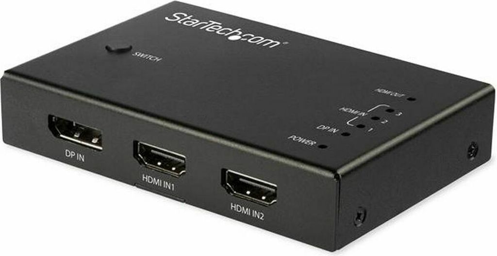 StarTech.com 4 Port HDMI Video Switch - 3x HDMI & 1x DisplayPort