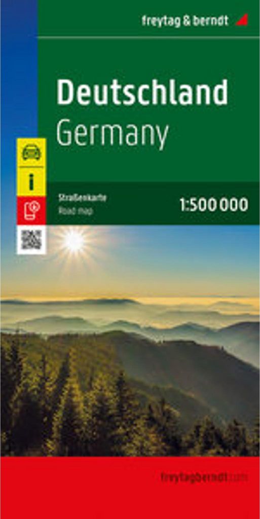 Allemagne, carte routière 1:500.000, freytag & berndt Image du produit 