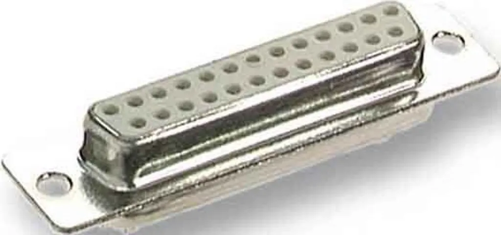 Prise D-Sub 25 pôles femelle EFB-Elektronik 28611.1 à contacts dorés