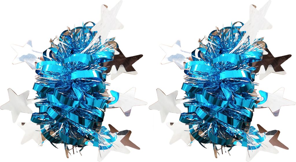 Stücke Kinder Dance Handgelenk Blume Stern Dekor Helle Farben Elastisches Gummiband Armband Kinder Leistung Party Tragen Zubehör Silber & blau