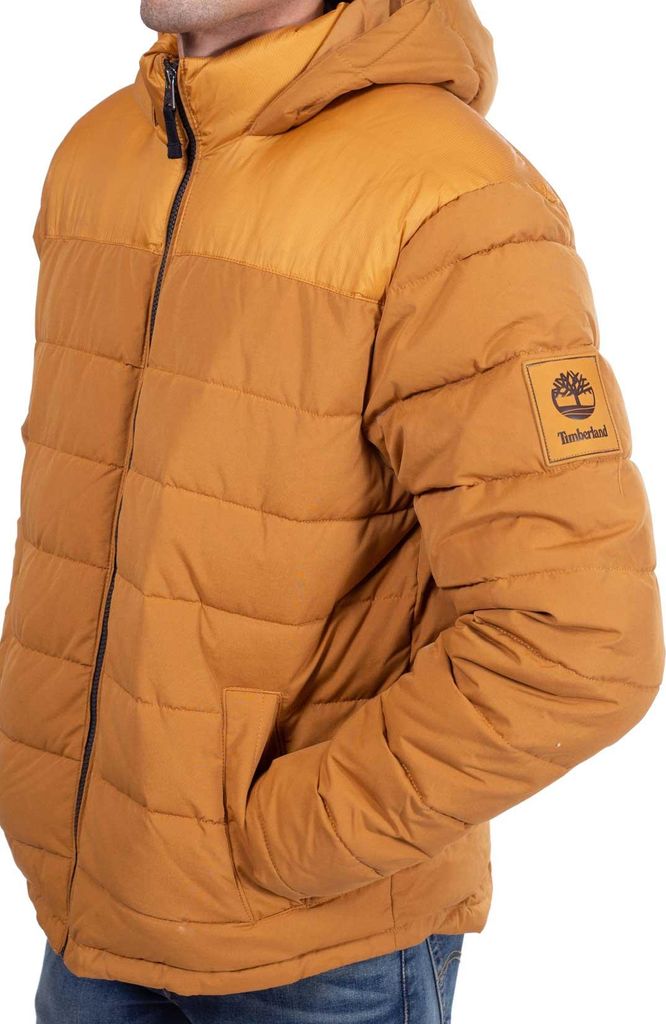 TIMBERLAND - Herren Daunenjacke mit Logoaufnäher - Größe XXL