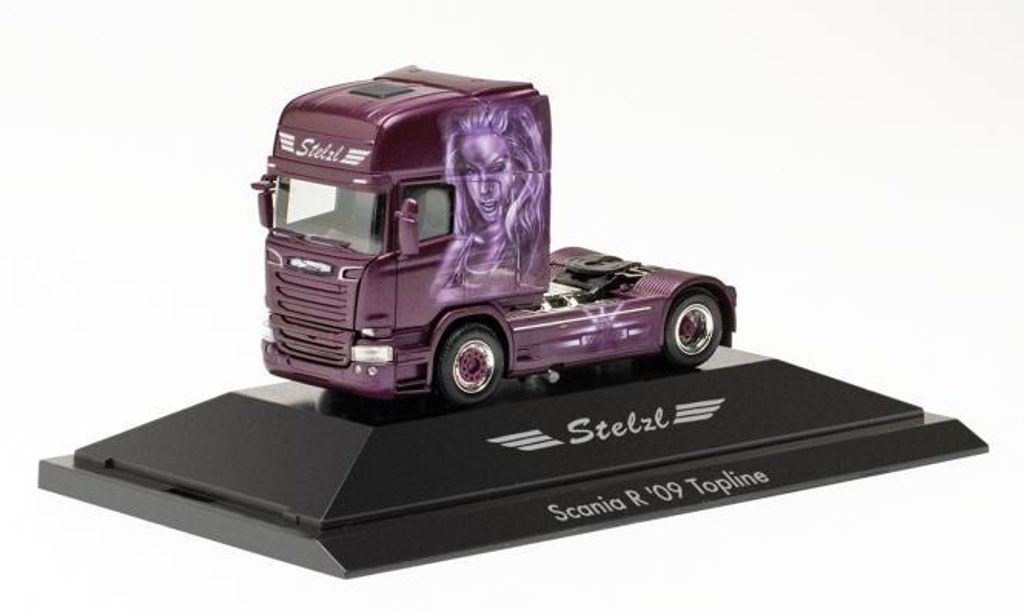 Herpa LKW Scania R Topl/Aerop SZM Stelzl Eleanor 111096