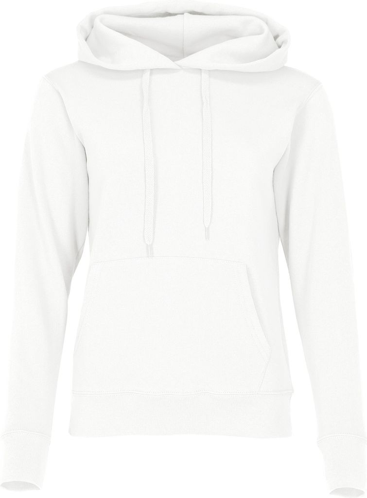 Fruit of the Loom Ladies Classic Kapuzen-Sweat Farbe: weiß + GRATIS MyShirt Stoffbeutel Größe: XS
