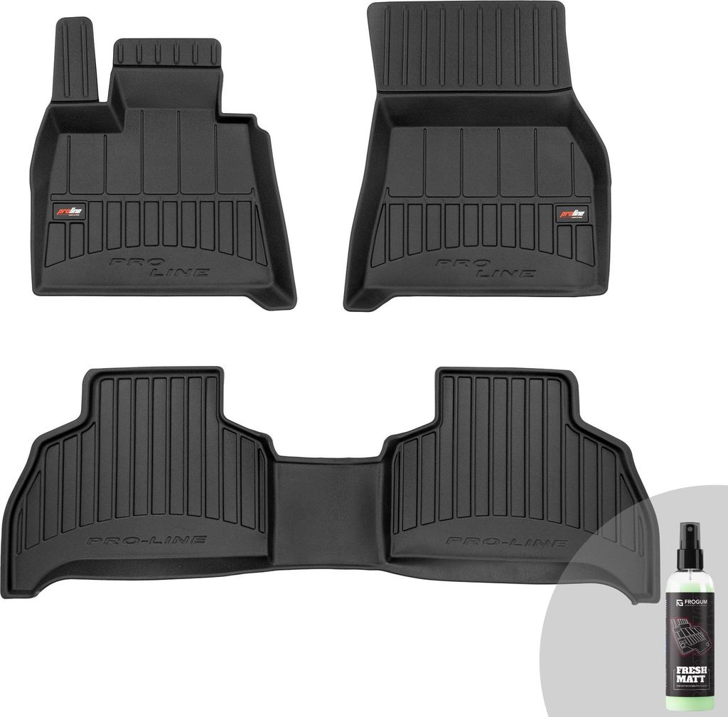 FROGUM ProLine 3D Gummimatten Exklusiven Auto Fußmatten Autofussmatten für BMW X5 G05 ab 2018