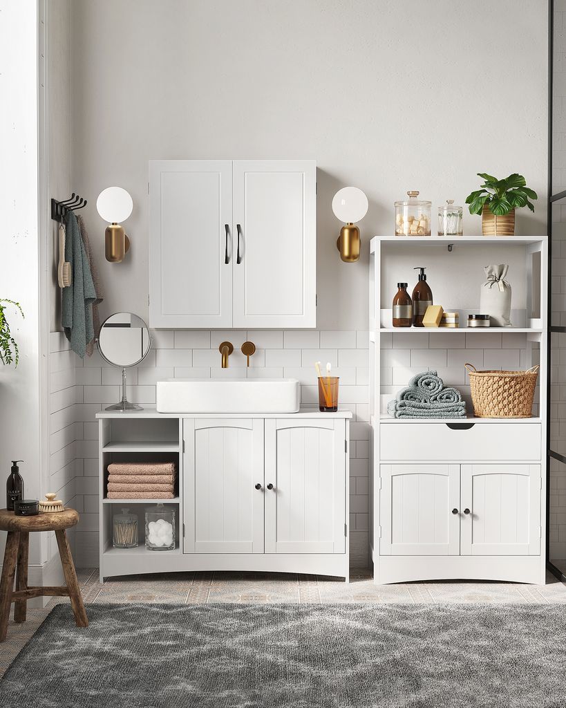VASAGLE Waschbeckenunterschrank, Unterschrank, Produktbild 