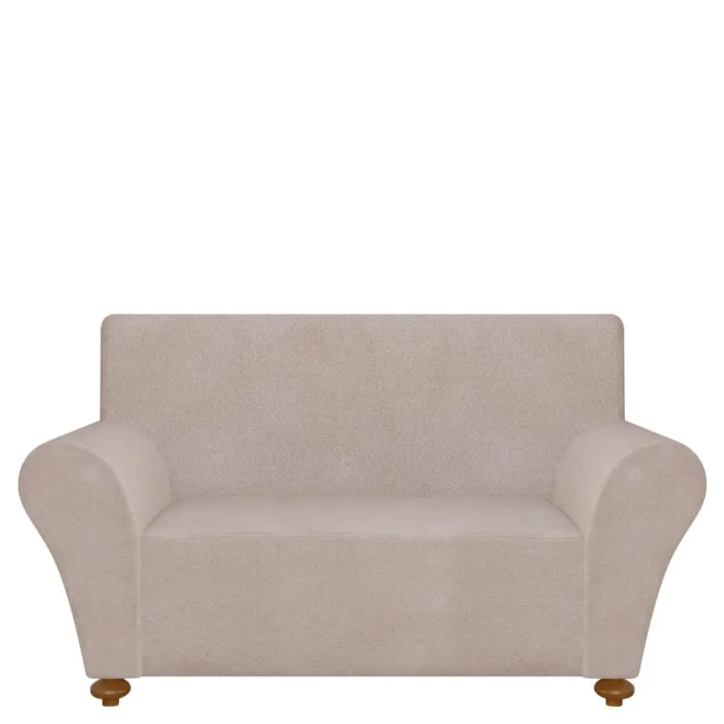 Copridivano vidaXL Beige Elasticizzato in Jersey 100% Poliestere