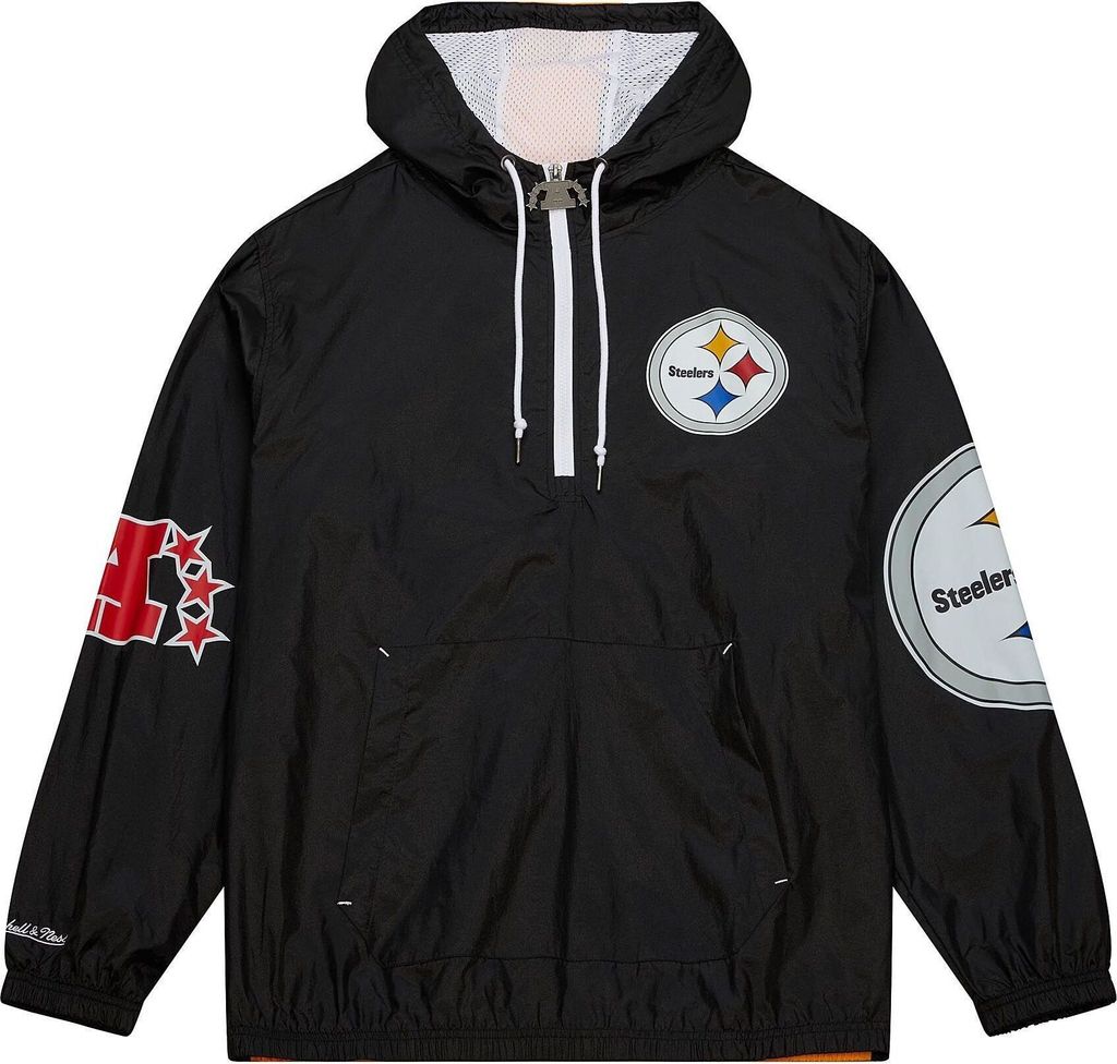 M&N Windbreaker Anorak Jacke ORIGINS Pittsburgh Steelers - S