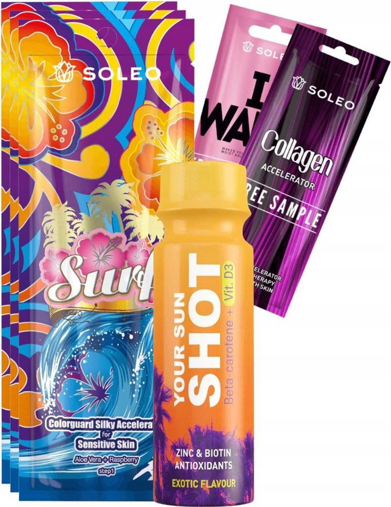 Soleo Surf 3x15ml Bräunungsbeschleuniger + Gratisgeschenke