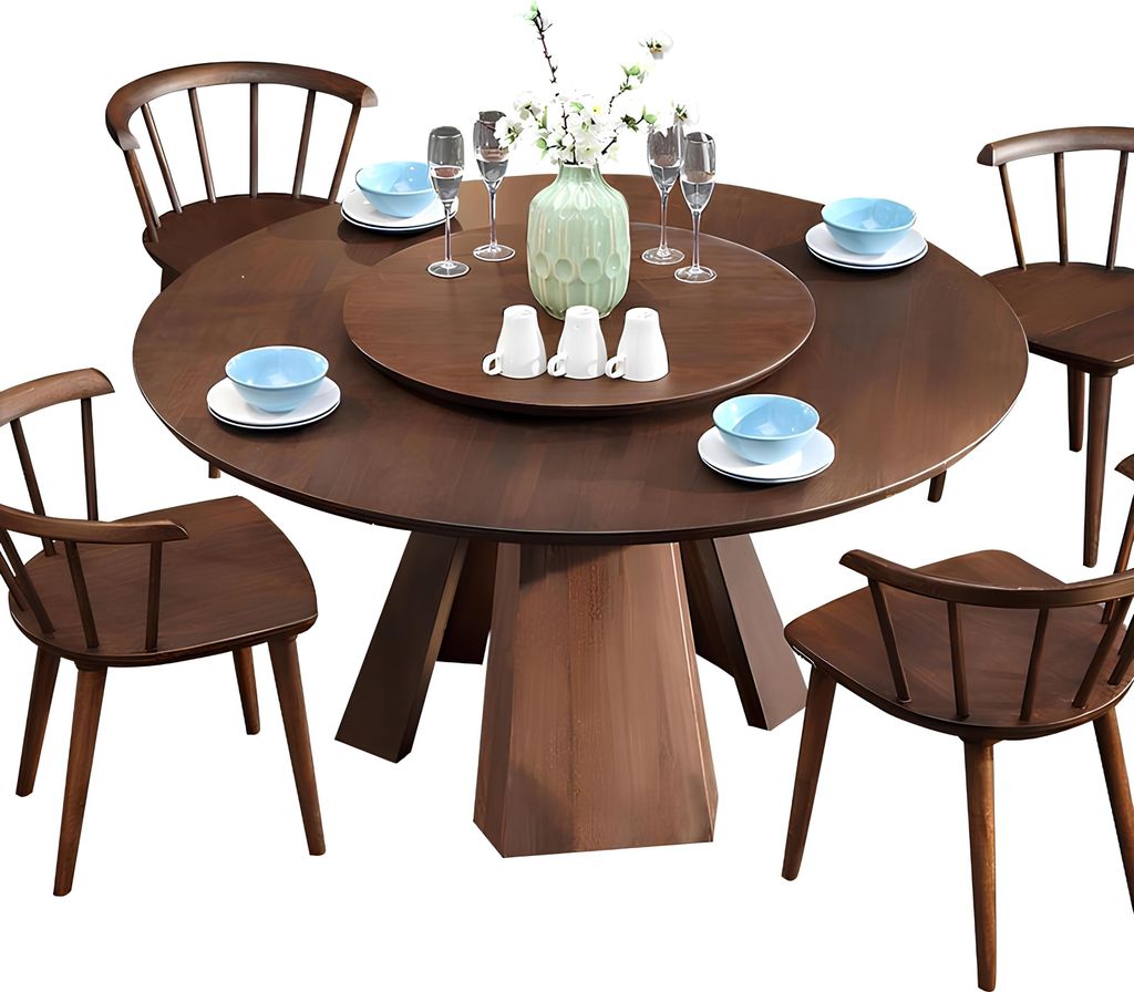 Rund Tisch Ess Zimmer Runde Holz Tische Designer Original Italienische Möbel Neu