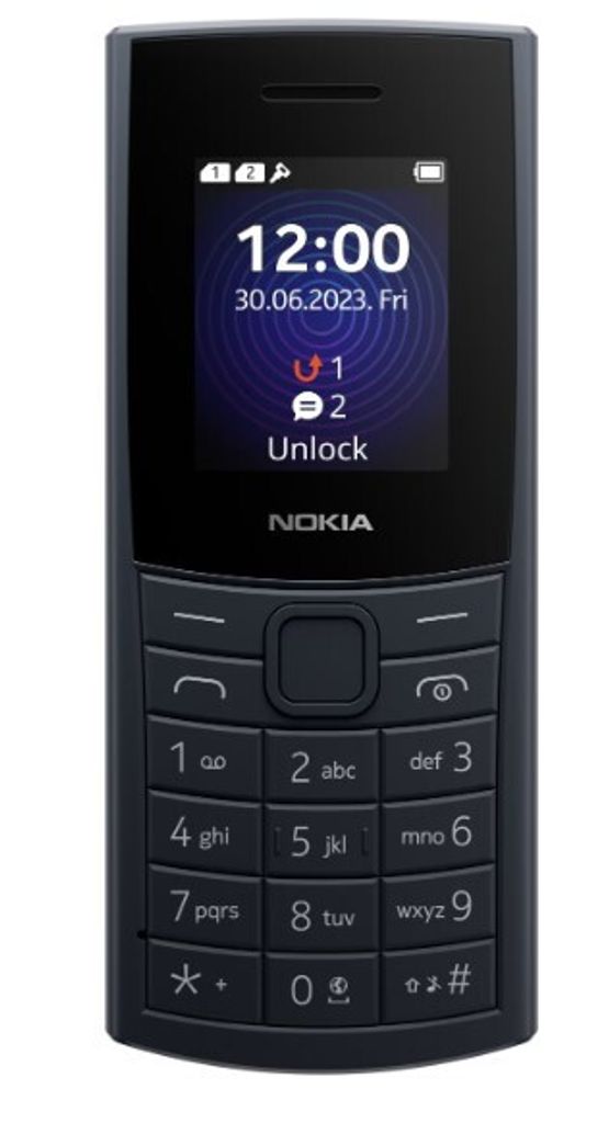 Nokia 110 4G (2023), Navýšku, Single SIM, 4,57 cm (1.8"), Obrázok produktu 