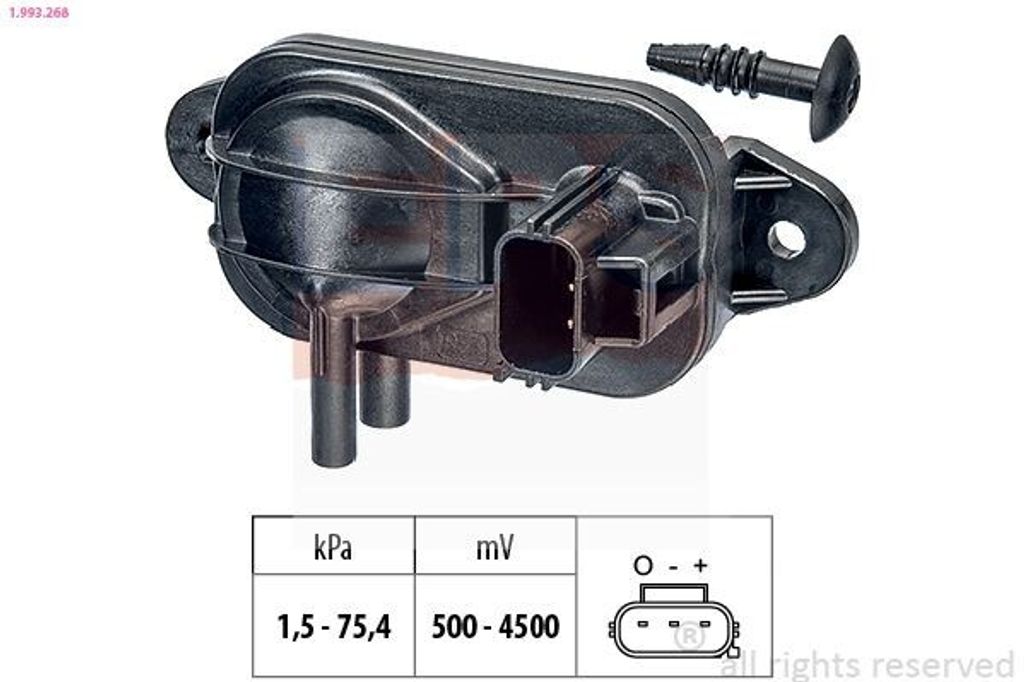 EPS Luftdrucksensor Höhenanpassung 1.993.268 für FORD FOCUS III Turnier