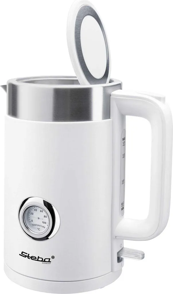 Bouilloire Steba WK 10 Bianco compacte idéale pour thé et café rapides