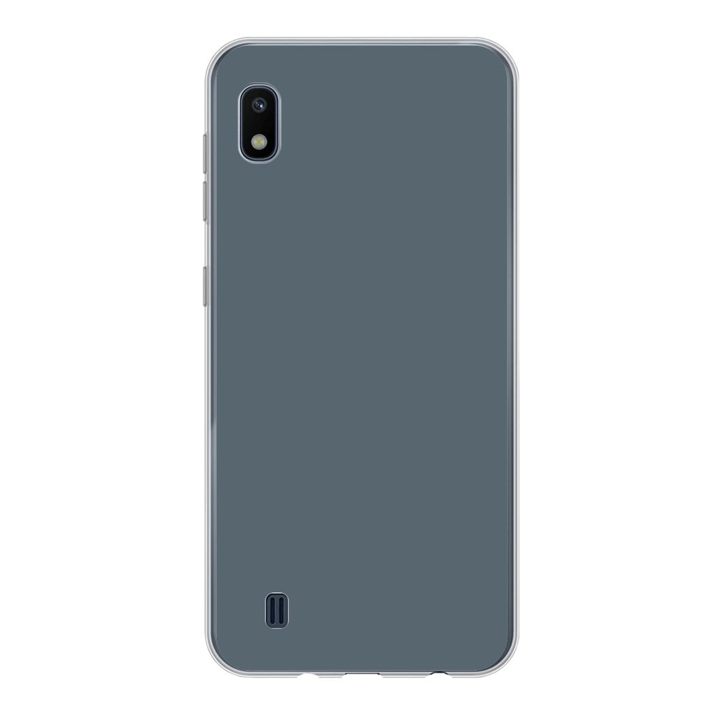 MuchoWow Handyhülle Schutzhülle Hülle für Samsung Galaxy A10 Farben - Blau - Innen Silikon Softcase Handy Hülle - Schutzhülle