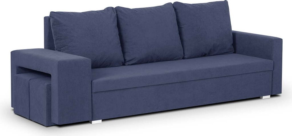 3-Sitzer-Sofa mit Schlaffunktion DOTEX2 - Marineblau