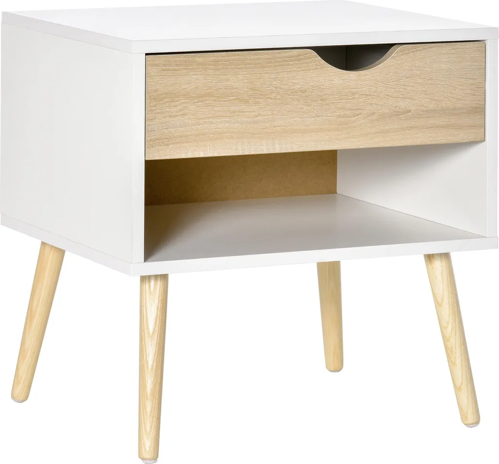 Table de nuit scandinave pour ranger la chambre efficacement