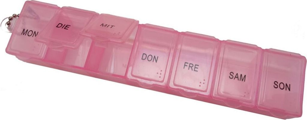 Ewanto Tablet Box Pill Box Medication Box 7 Days With Produktbild 