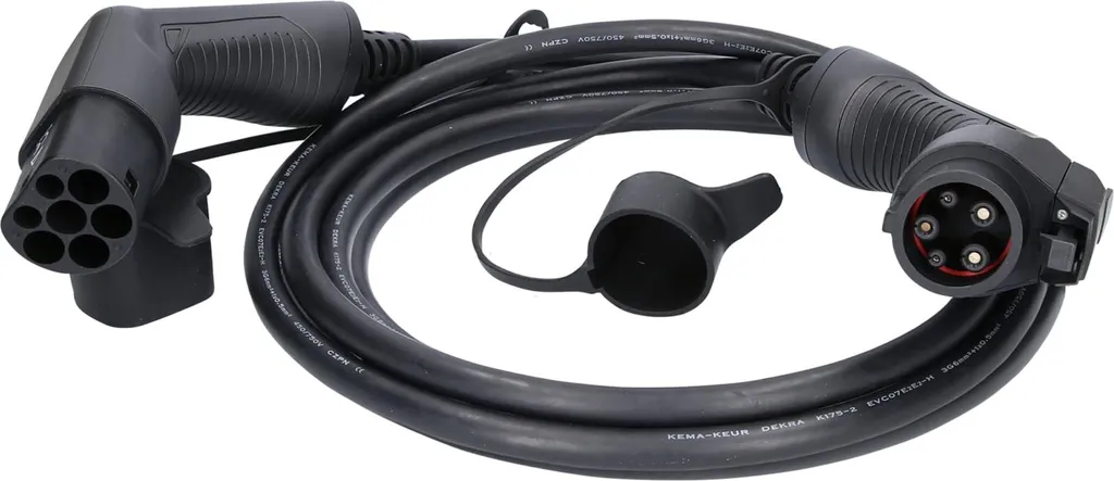 Câble de charge type 2 pour voiture électrique monophasé 32A 230V 7kW