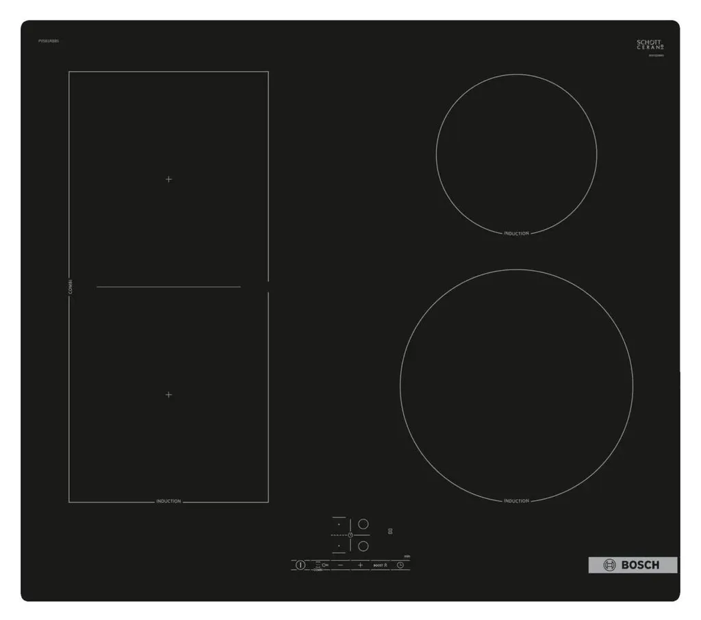 Table cuisson induction Bosch 4 brûleurs idéale pour la famille