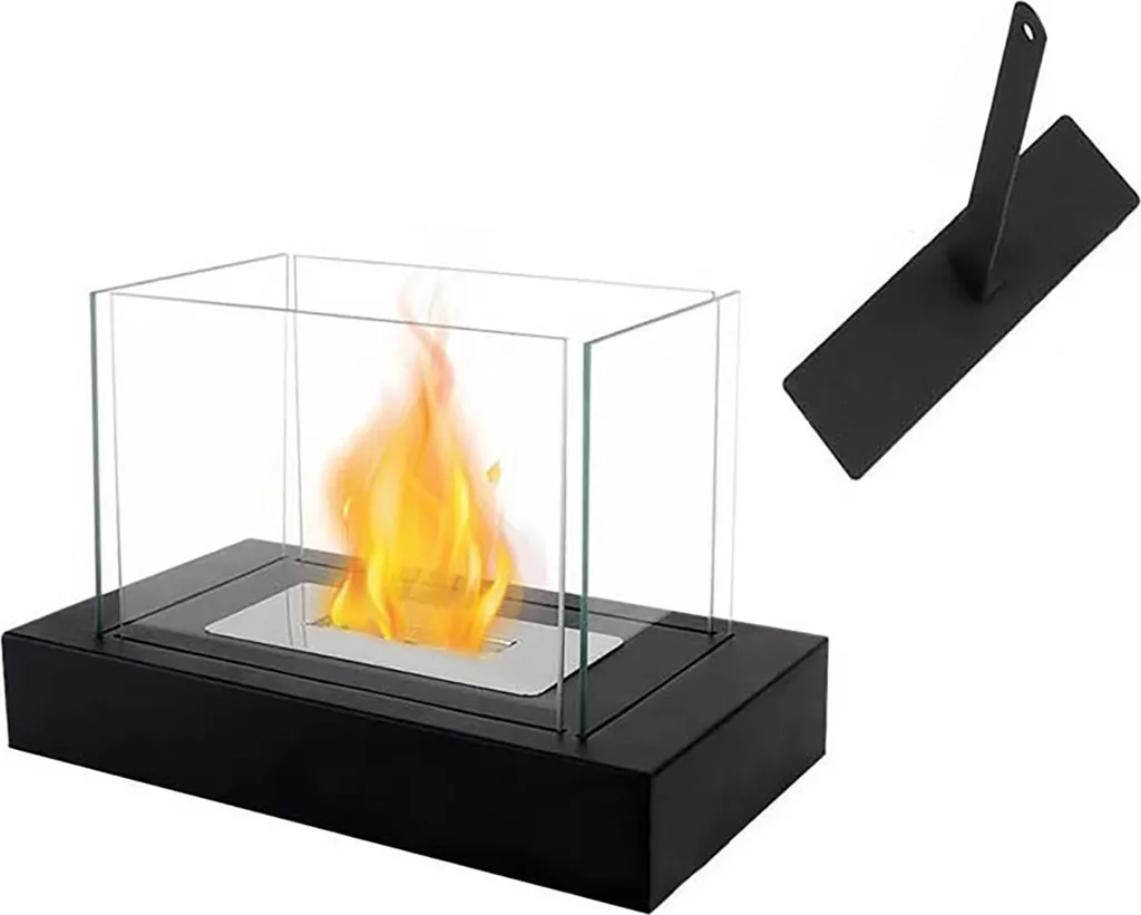 Cheminée de table au bioéthanol portable décorative pour intérieur