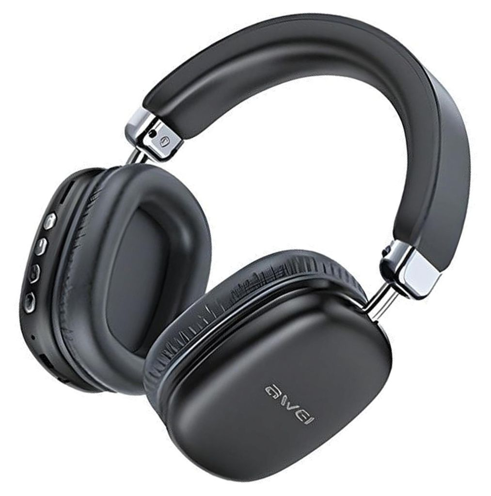 Awei Bluetooth-hoofdtelefoon AT7, zwart Productafbeelding 
