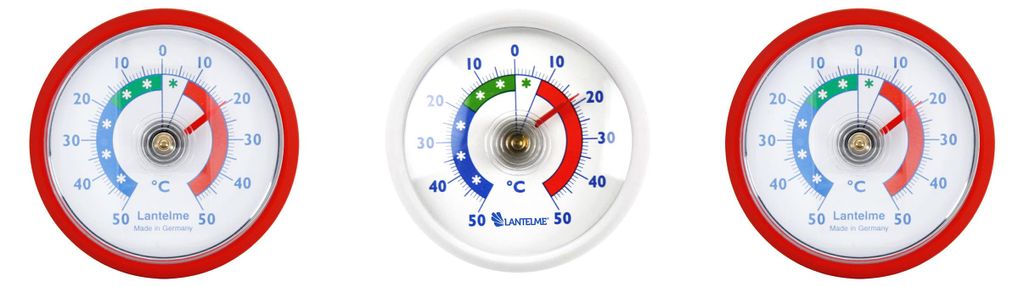 Set 3-tlg. Kühlschrankthermometer Sonderedition Fußball Weltmeisterschaft Österreich Thermometer Temperatur + - 50°C Selbstklebend Gefrierschrank