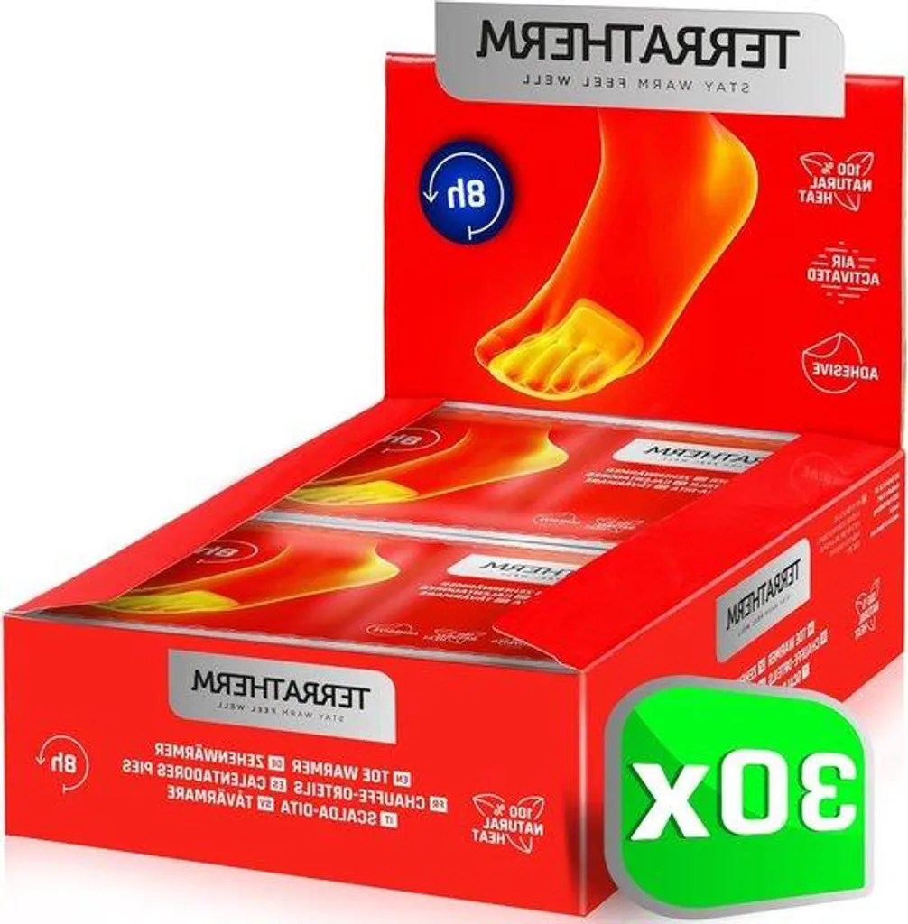 Chauffe-pieds ultra-fins et doux - Autocollants thermiques longue durée