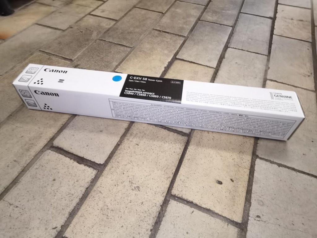 Canon C-EXV 58, 0 Seiten, 60000 Seiten, Cyan, 1 Stück(e) Produktbild 
