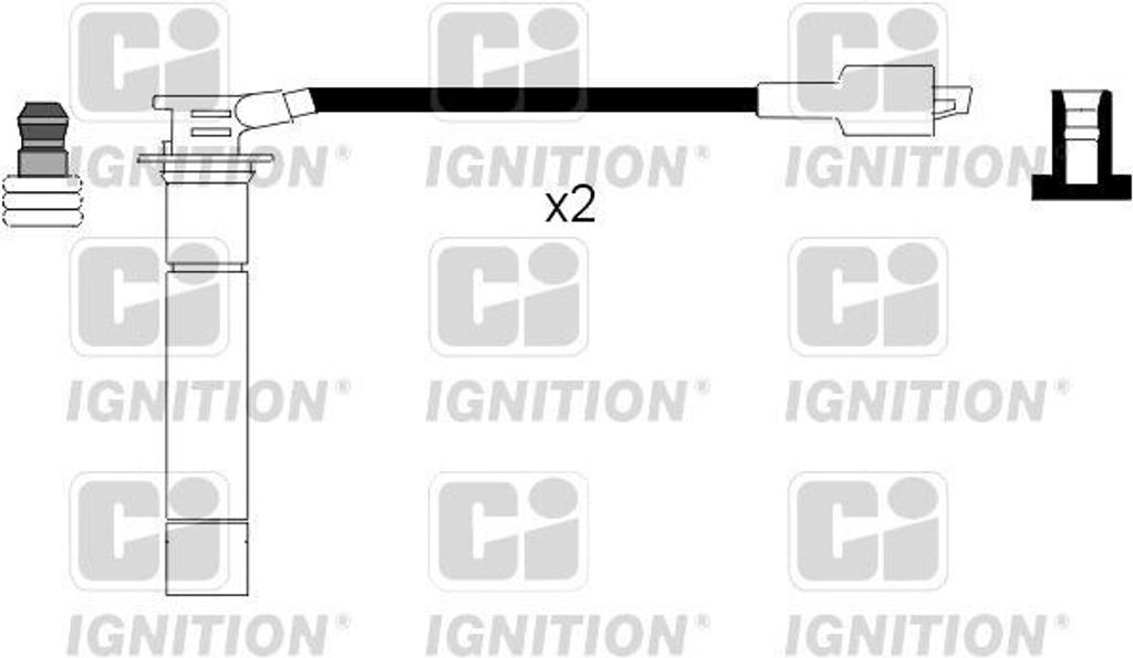 QUINTON HAZELL XC998 Zündkabelsatz Zündleitungssatz für LAND ROVER Freelander SUV (L314) für MG MGF (RD) für ROVER 75 (RJ) für LOTUS ELISE