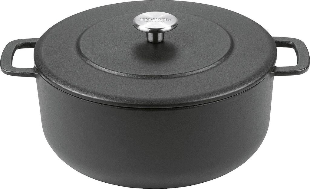 Combekk 190124BL, 3,8 l, Schwarz, Eisenguss, 24 cm, 240 mm, 240 mm