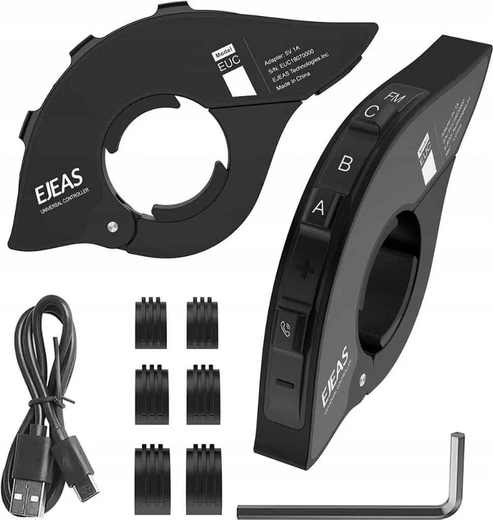 Commande à distance Bluetooth Ejeas EUC pour Intercom de Casque Moto