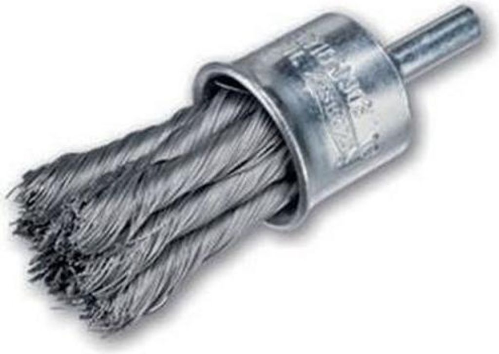 Pinselbürste D.30mm 6mm Drahtstärke 0,15mm VA 20000min-¹