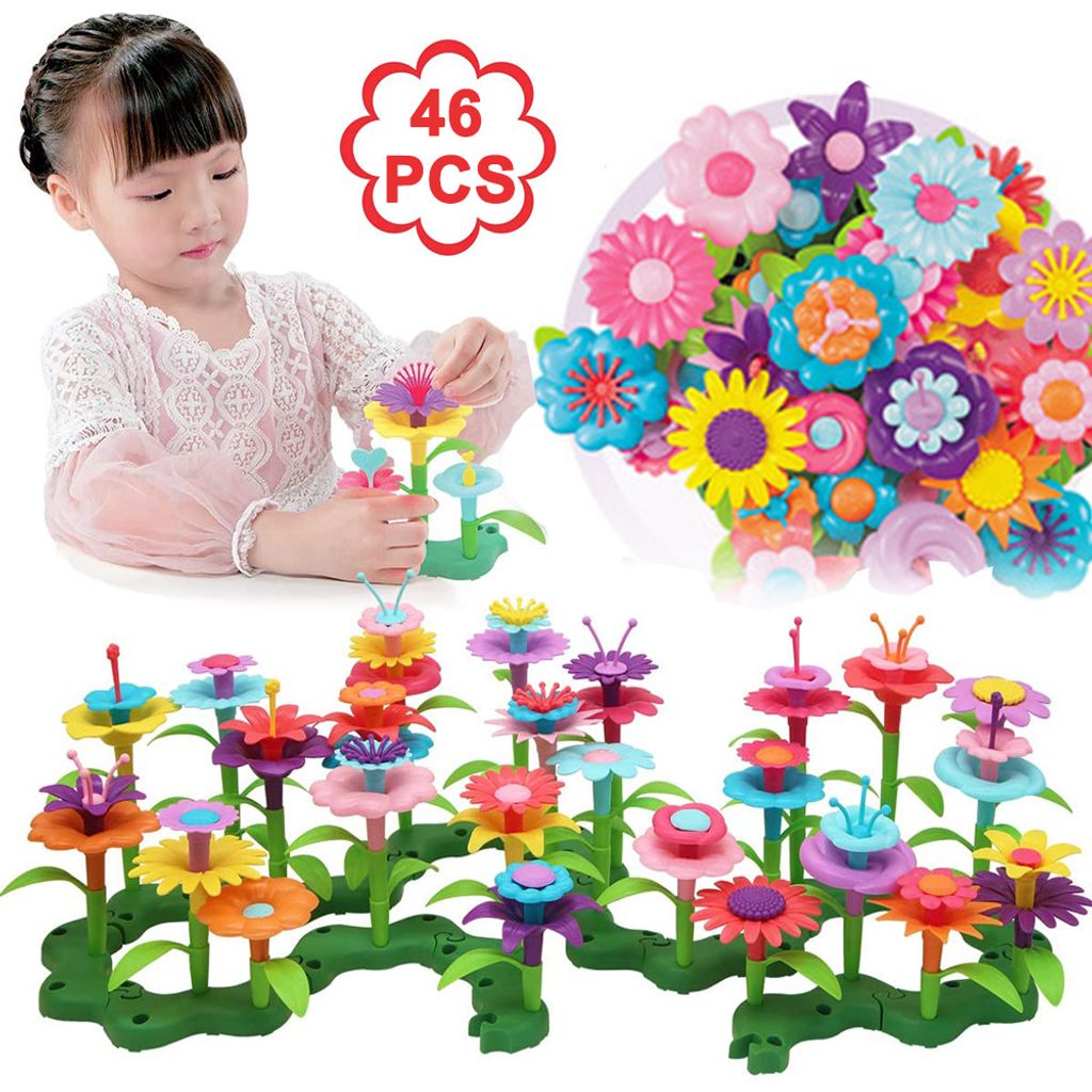 Blumengarten Spielzeug für 3 4 5 6 jährige Mädchen,Pädagogische Spielzeug 