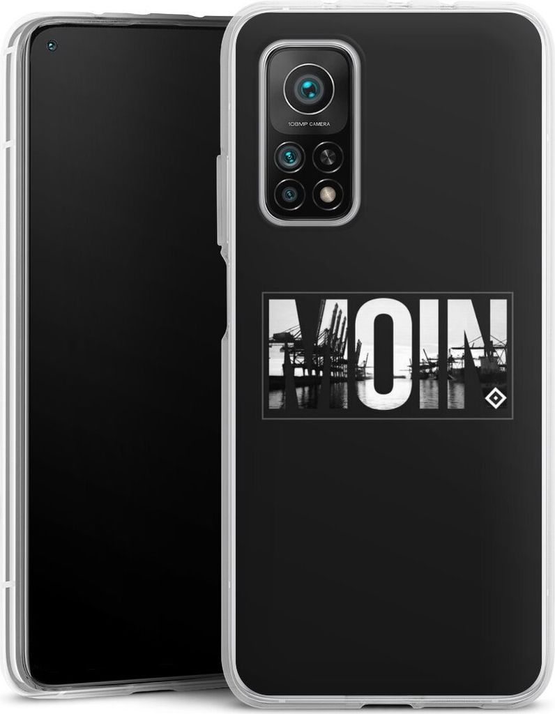 DeinDesign Handyhülle für Xiaomi Mi 10T Pro 5G Silikon Hülle Case Smartphone Schutzhülle HSV Hamburger SV Offizielles Lizenzprodukt