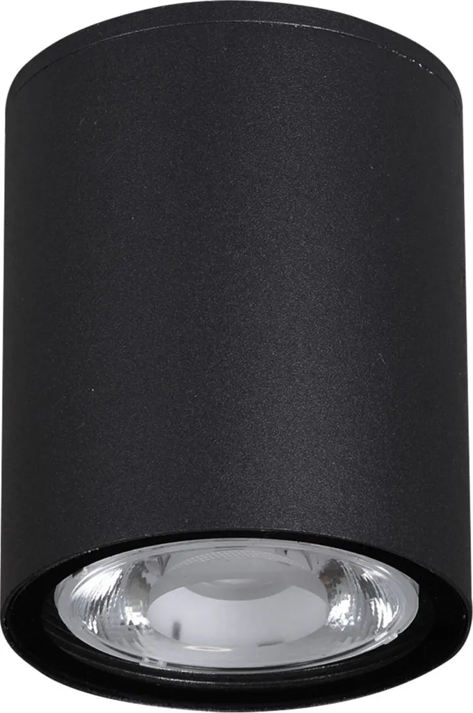 Nova Luce Ceci Plafonnier Extérieur LED 3W Noir Ø55mm Design Épuré