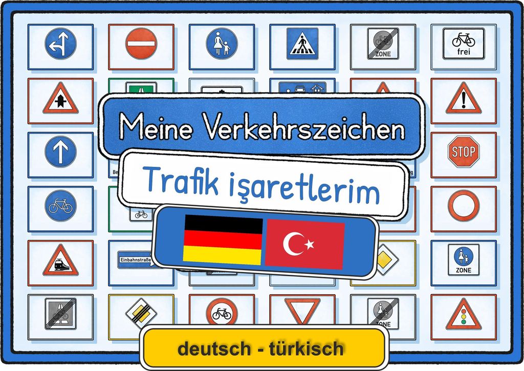 Meine Verkehrszeichen Lernkarten