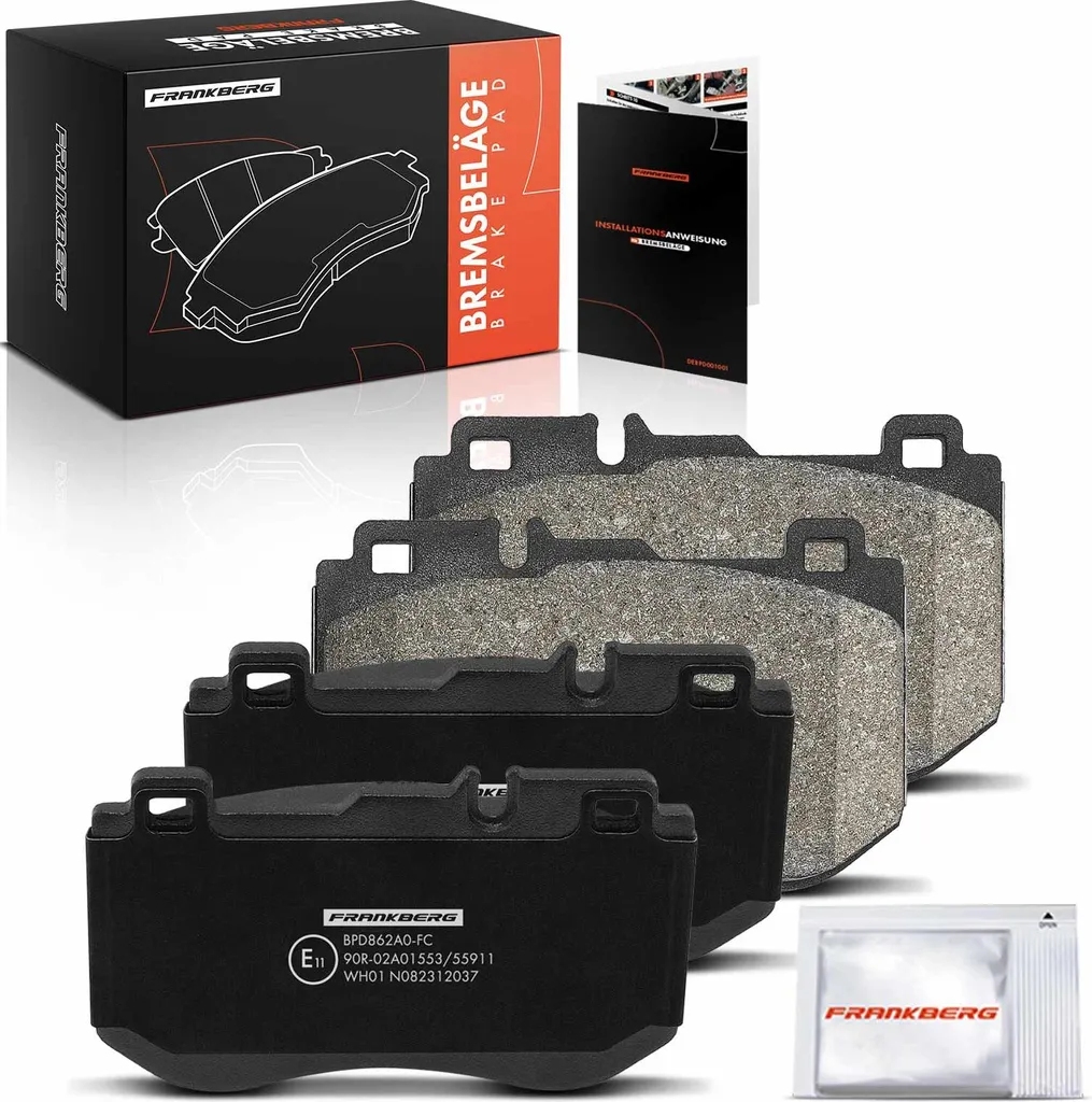 Frankberg 4x Plaquettes de Frein Avant Mercedes Classe C W205 2013-2023